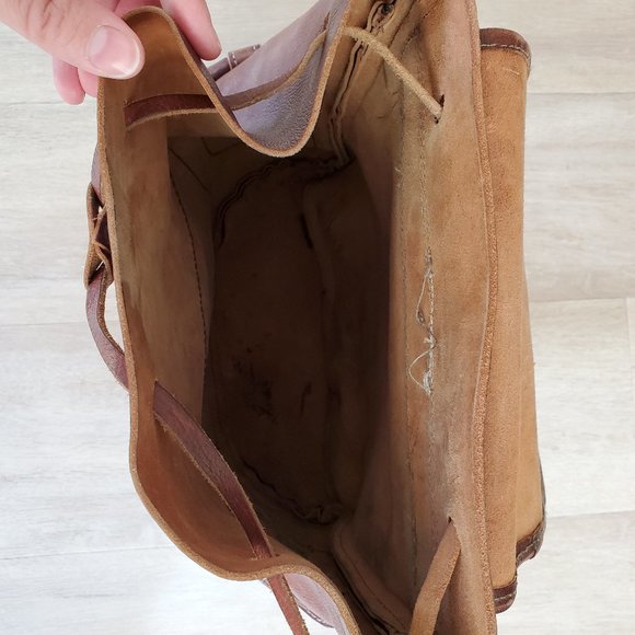 My Green Bag London Coco Leather Rucksack Backpack - Picture 4 of 5